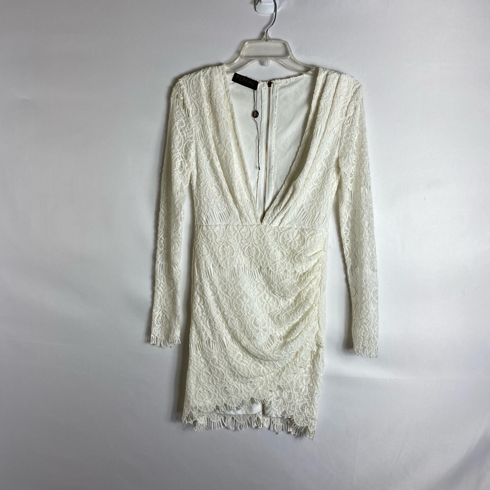 La Femme lace mini dress